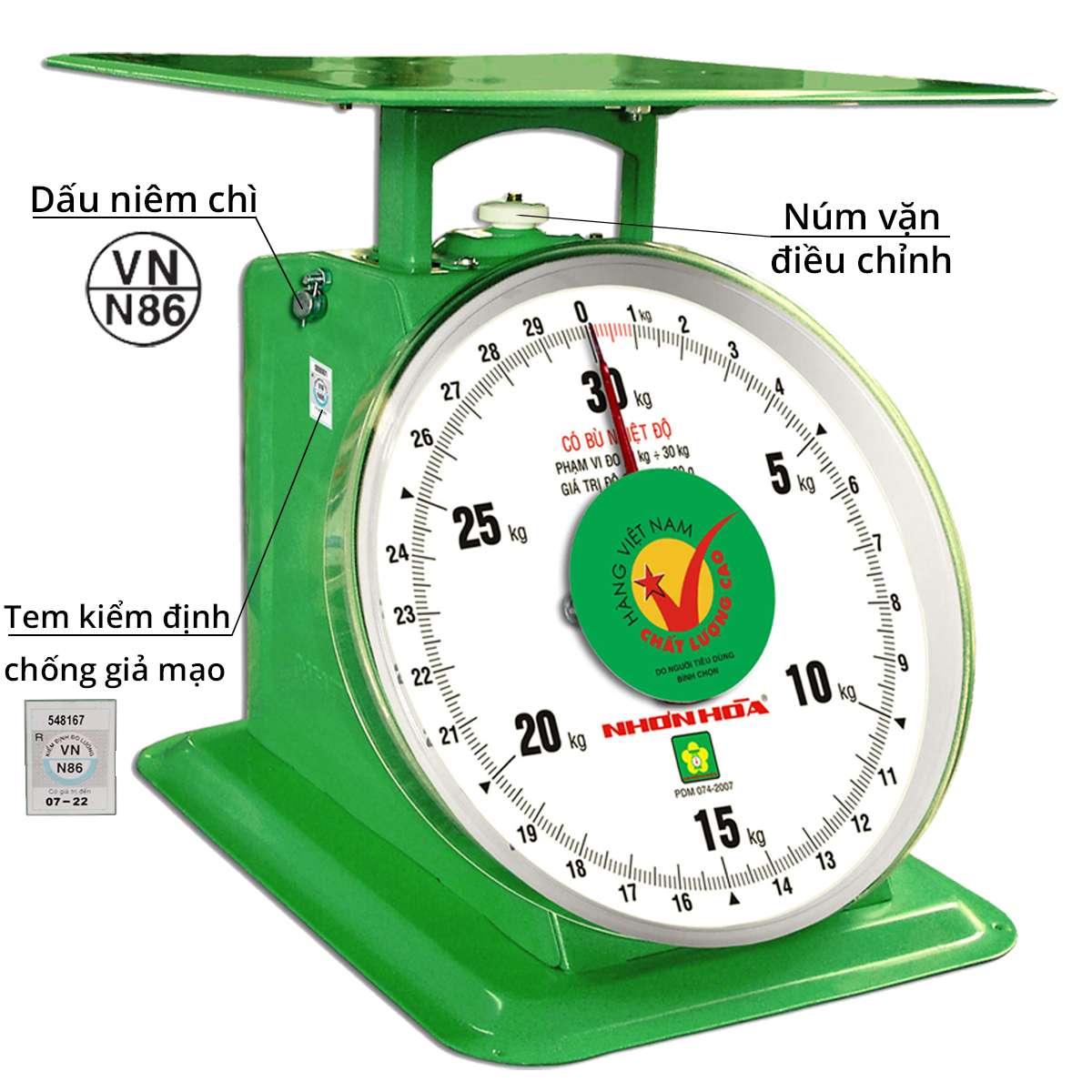Cân Nhơn Hòa 30 Kg 1 Cân Nhơn Hòa 30 Kg