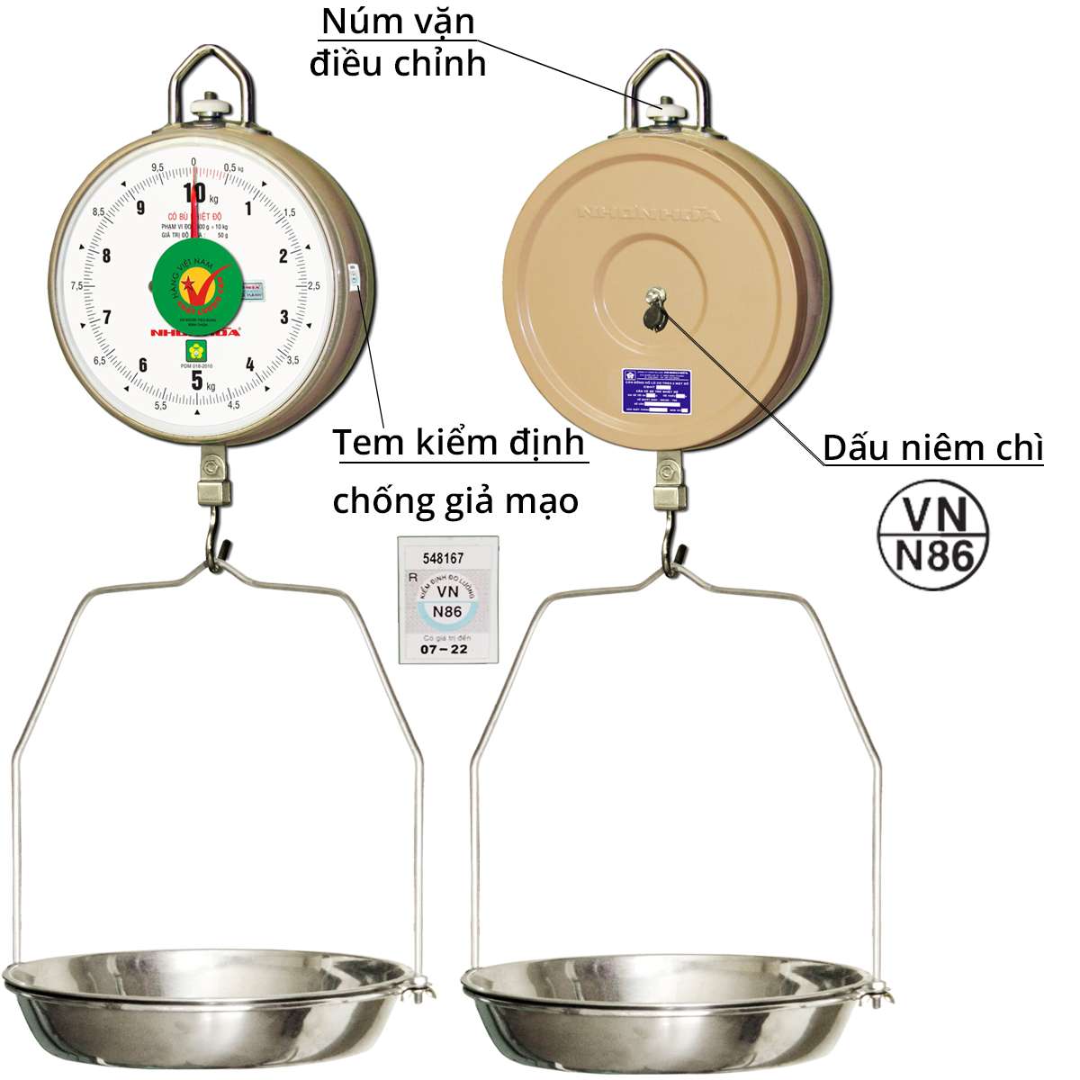 Cân Treo Nhơn Hòa 10 Kg 1 Cân Treo Nhơn Hòa 10 Kg