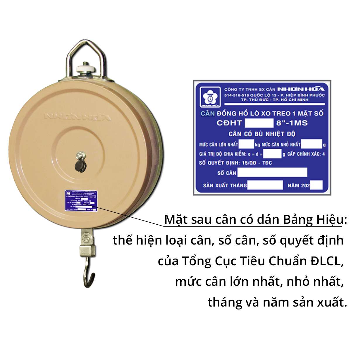 Cân Treo Nhơn Hòa 30 Kg 3 Cân Treo Nhơn Hòa 30 Kg