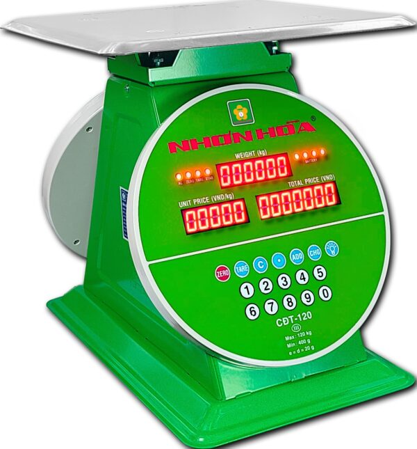 Cân Bàn Điện Tử 120kg Nhơn Hòa